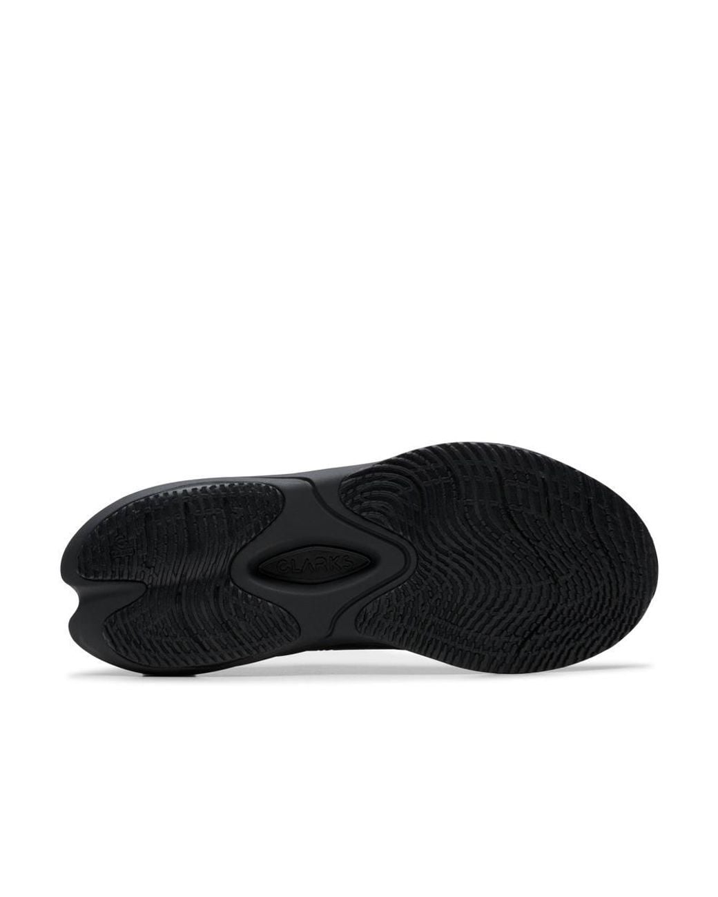 Clarks Black Pace Trainers, Lace Up for men