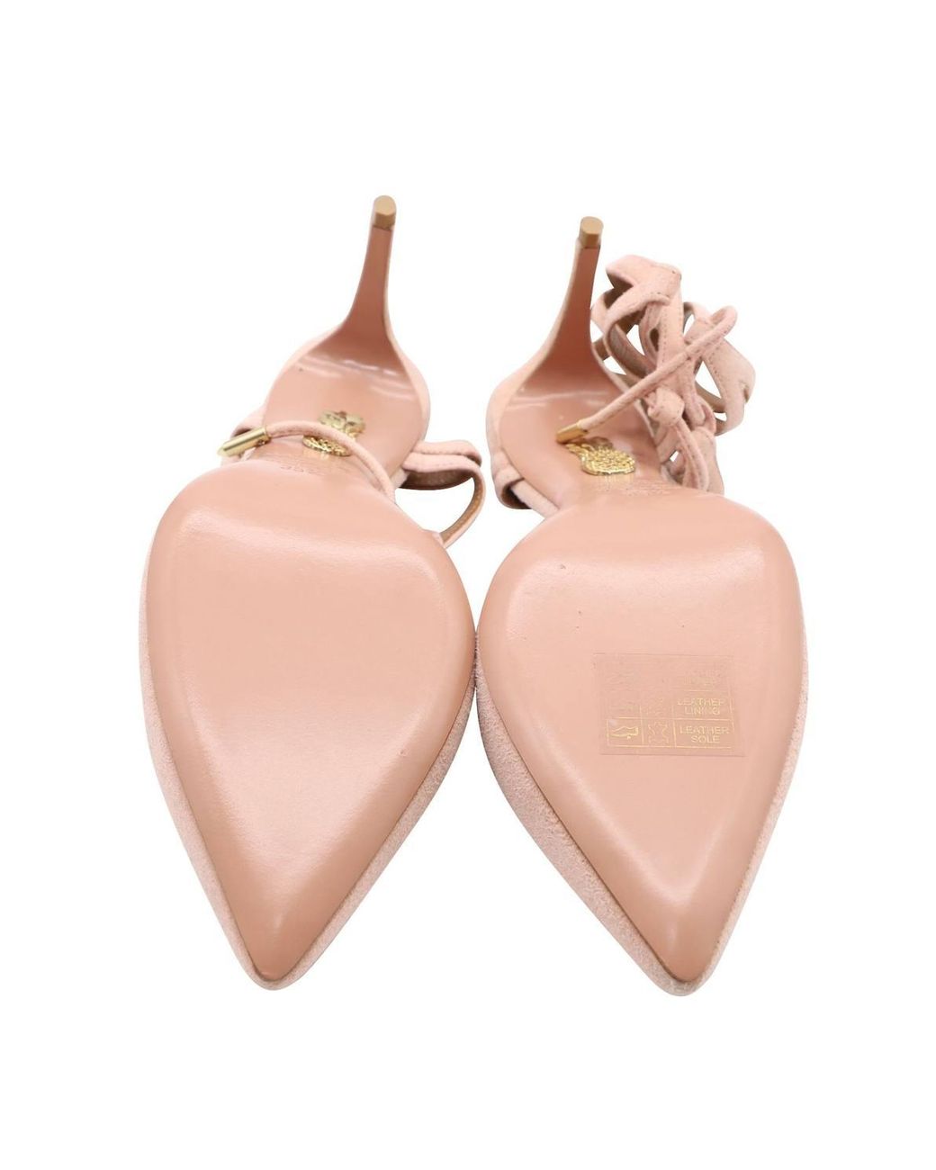 Aquazzura Pink Preloved Amanda 75 Pumps
