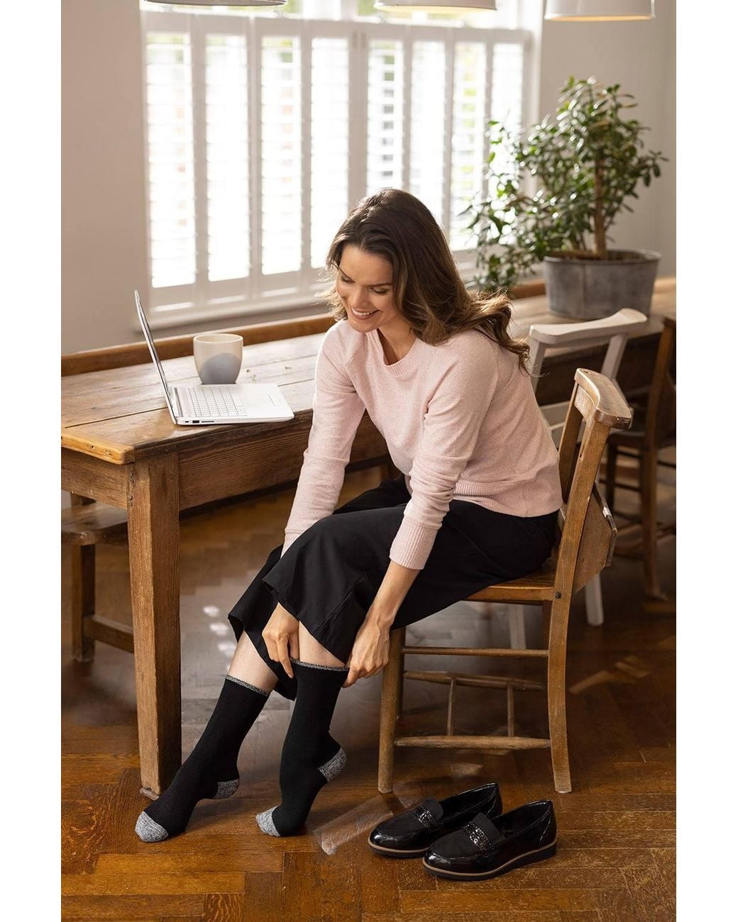 Heat Holders Blue 12 Pairs Ultra Lite Soft Thermal Socks