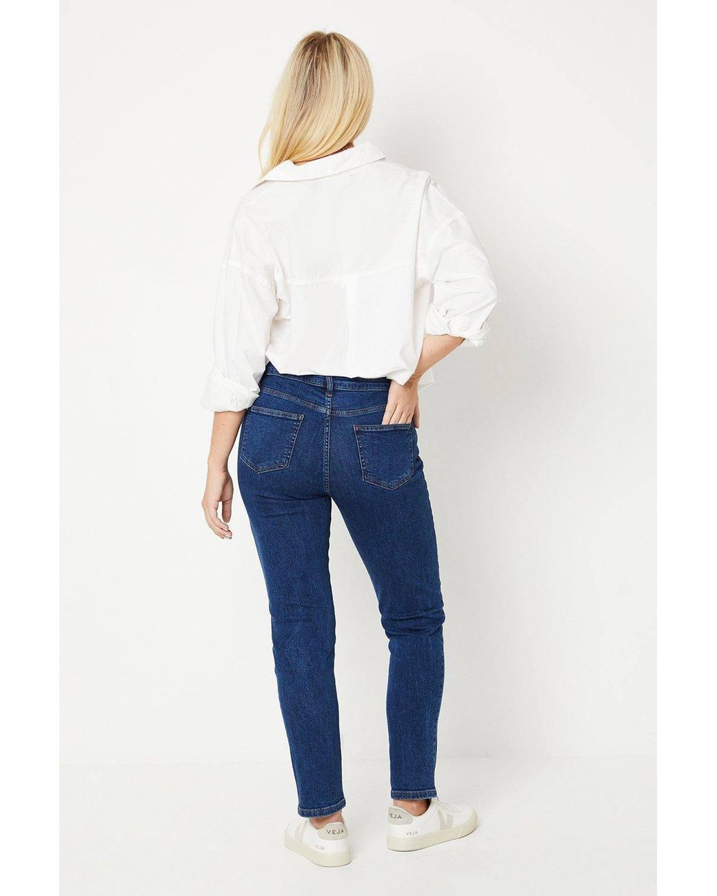 Dorothy Perkins Blue Comfort Stretch Slim Jeans