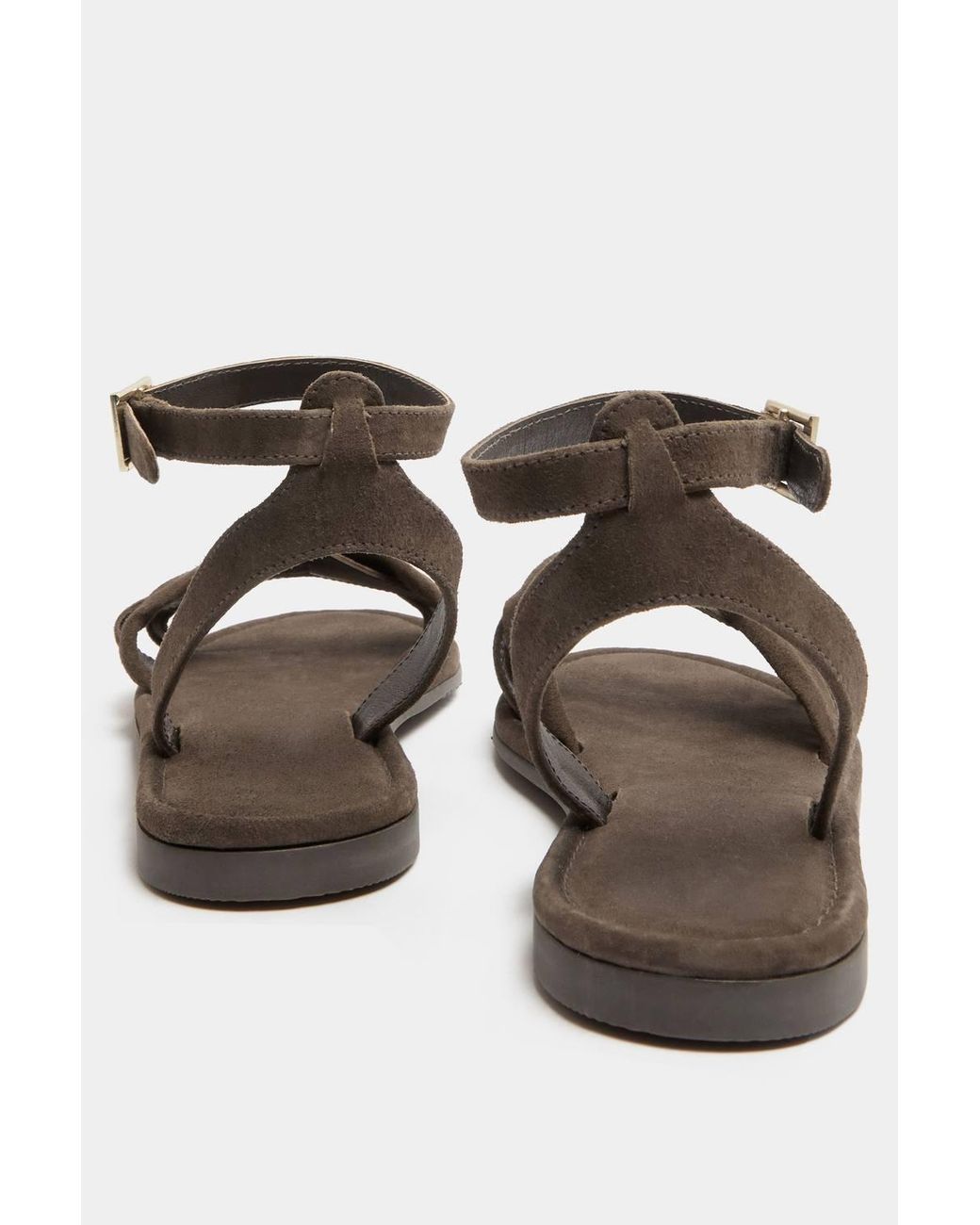 Yours Blue Cross Over Sandals