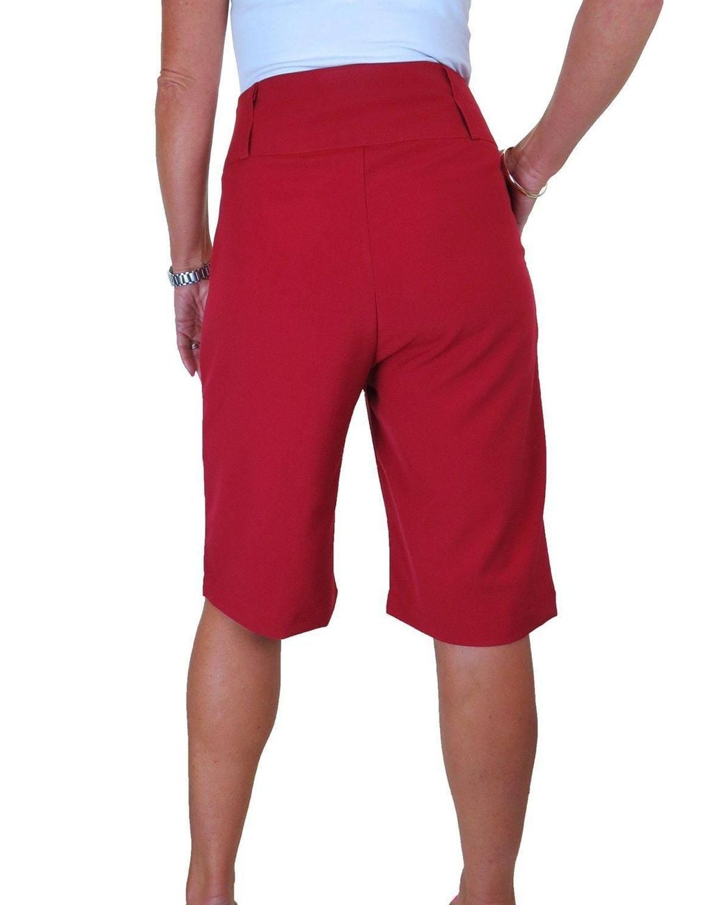 Paulo Due Tailored Wide Leg Knee Shorts