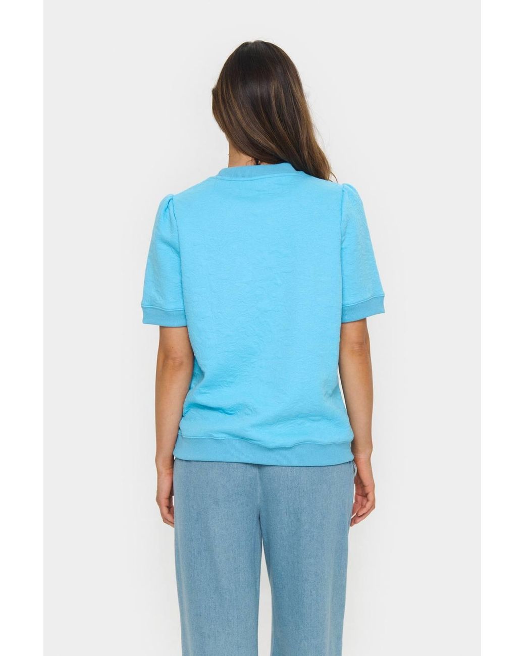 Saint Tropez Blue Joolsz Short Sleeve Sweatshirt