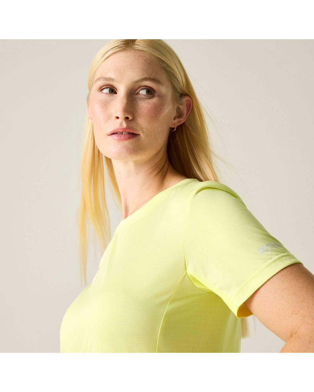 Regatta Yellow Demna Short Sleeved Marl T-Shirt