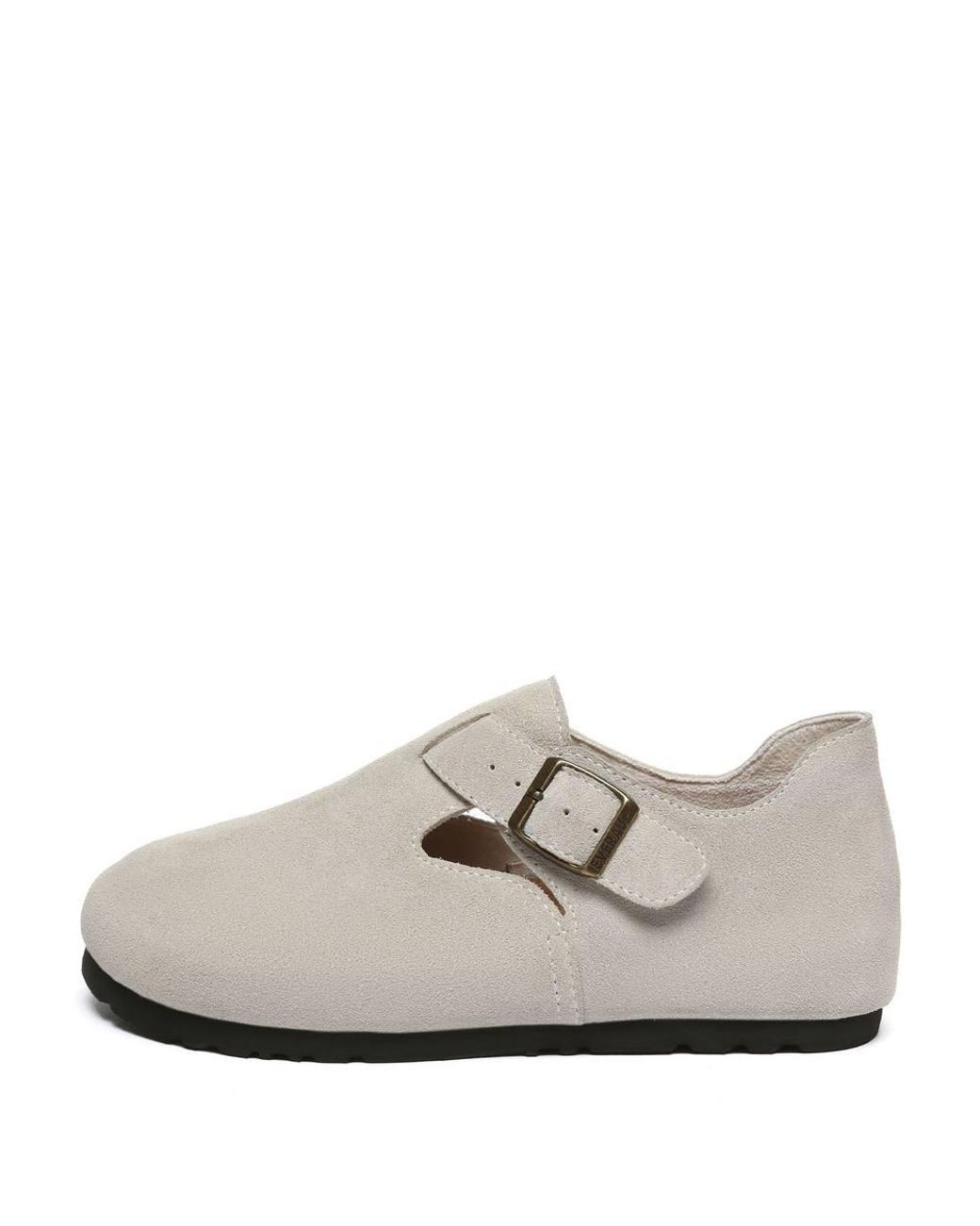 EverAu Australia White Fibre Brooke Sandal W/ Rubber Sponge Sole
