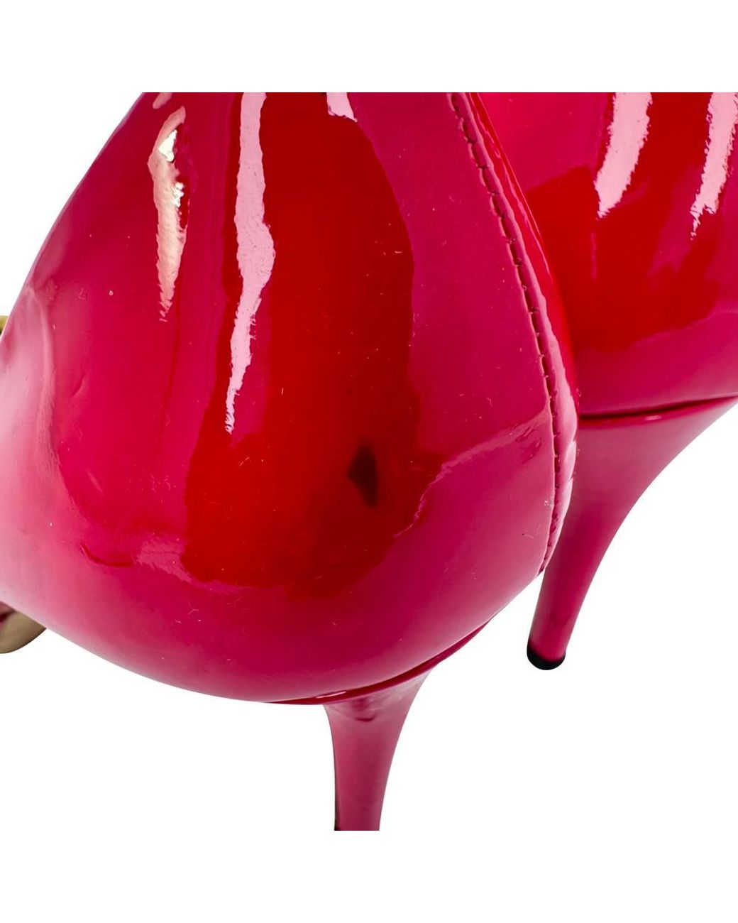 Gucci Red Preloved New Hollywood Horsebit Peep Toe Pumps
