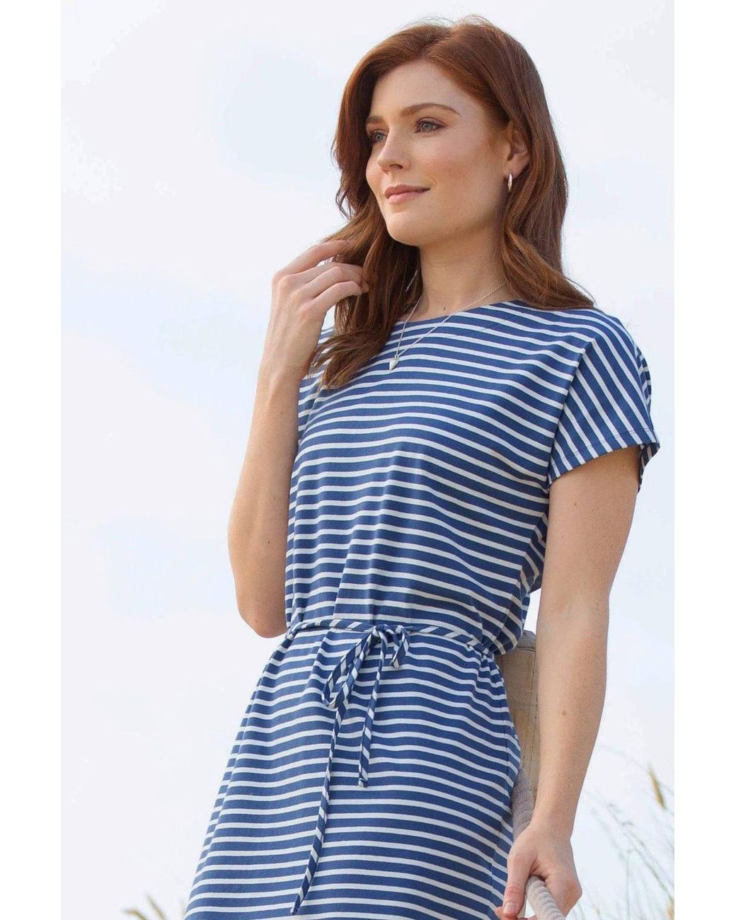Kite Blue Chine Jersey Dress