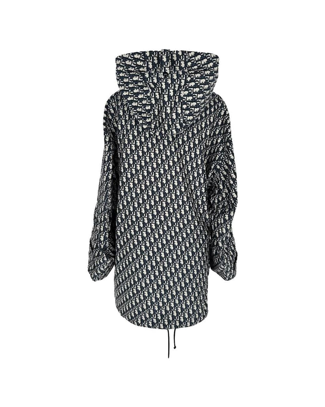 Dior Black Preloved Oblique Hooded Anorak Jacket