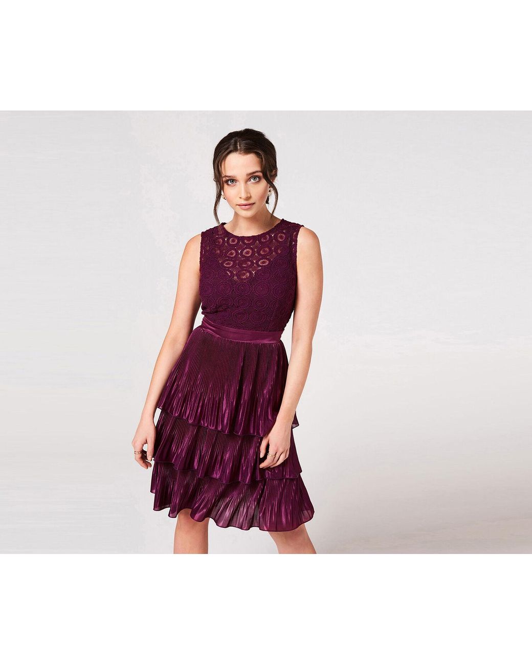 oasis tiered dress