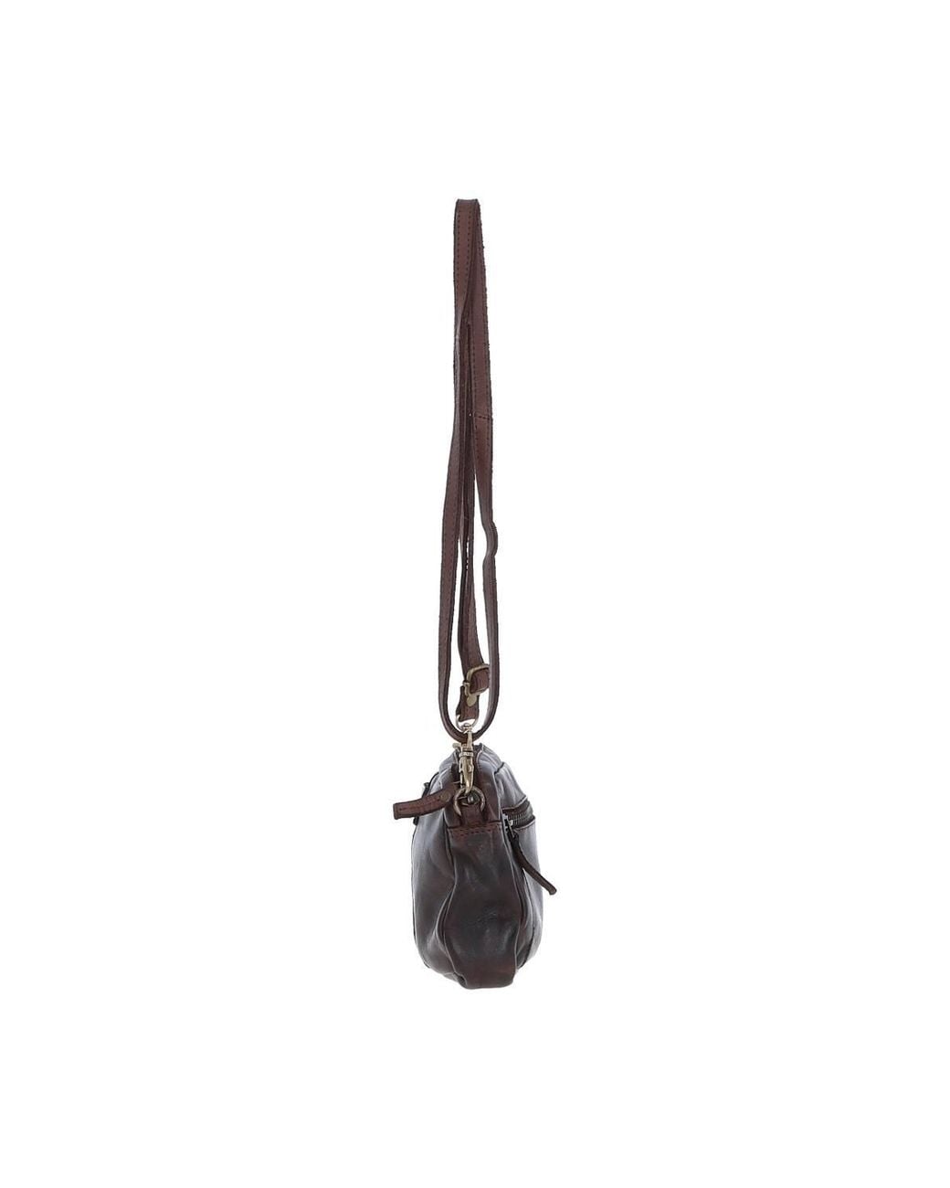 Ashwood Leather Black Real Leather Vintage Cross Body Bag