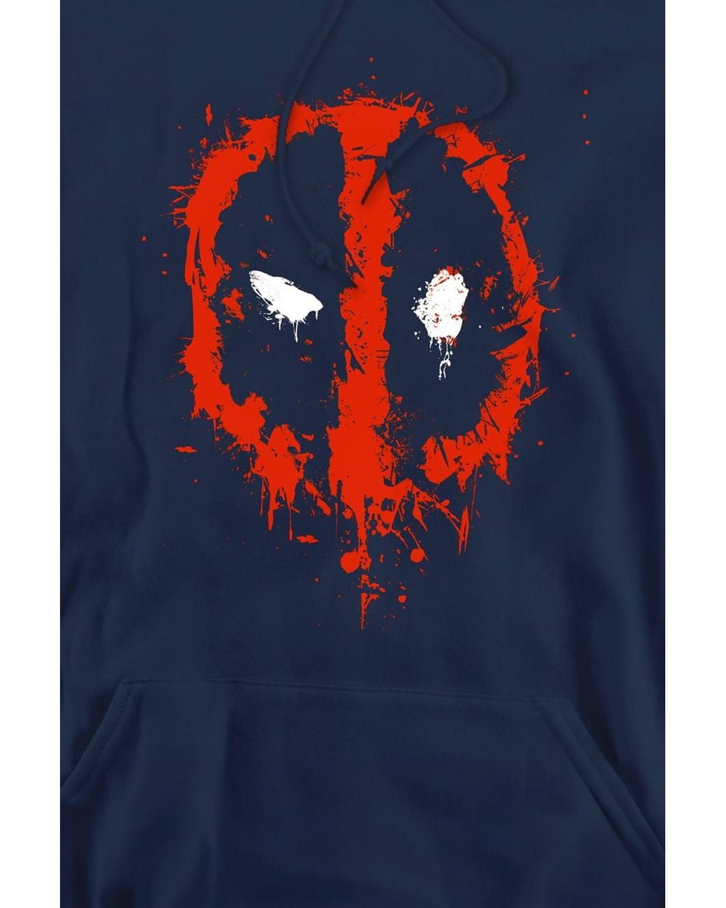Marvel Blue Deadpool Paint Logo Hoodie