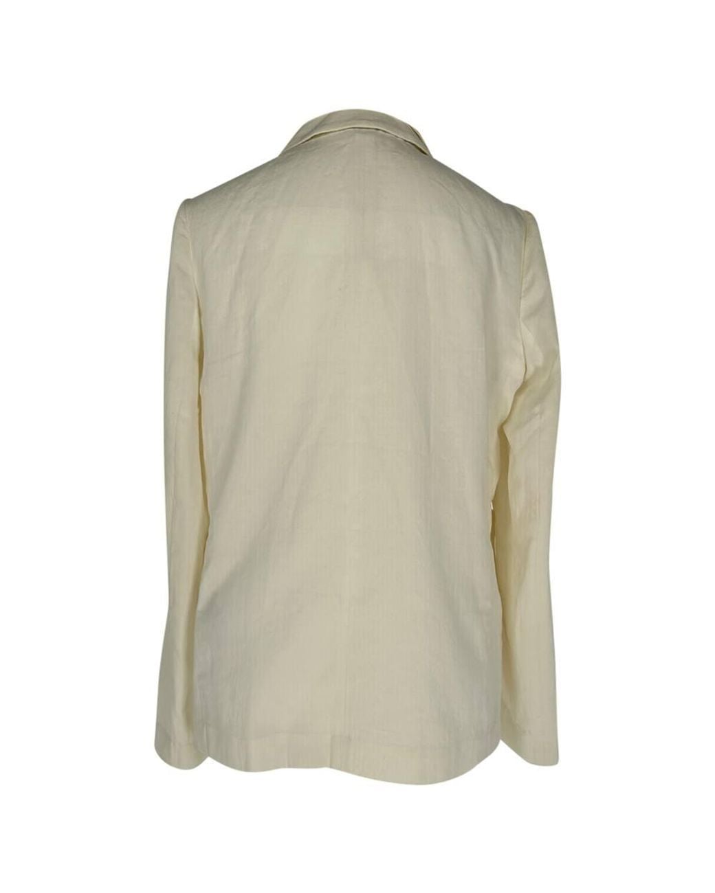 Brunello Cucinelli Green Preloved Single-Breasted Blazer W/ Pockets Linen