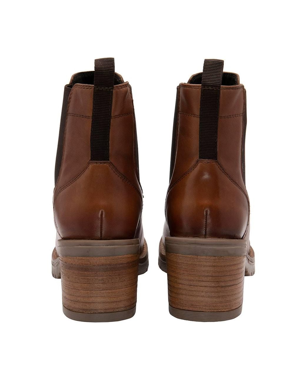 Ravel Brown 'Bray' Leather Ankle Boots