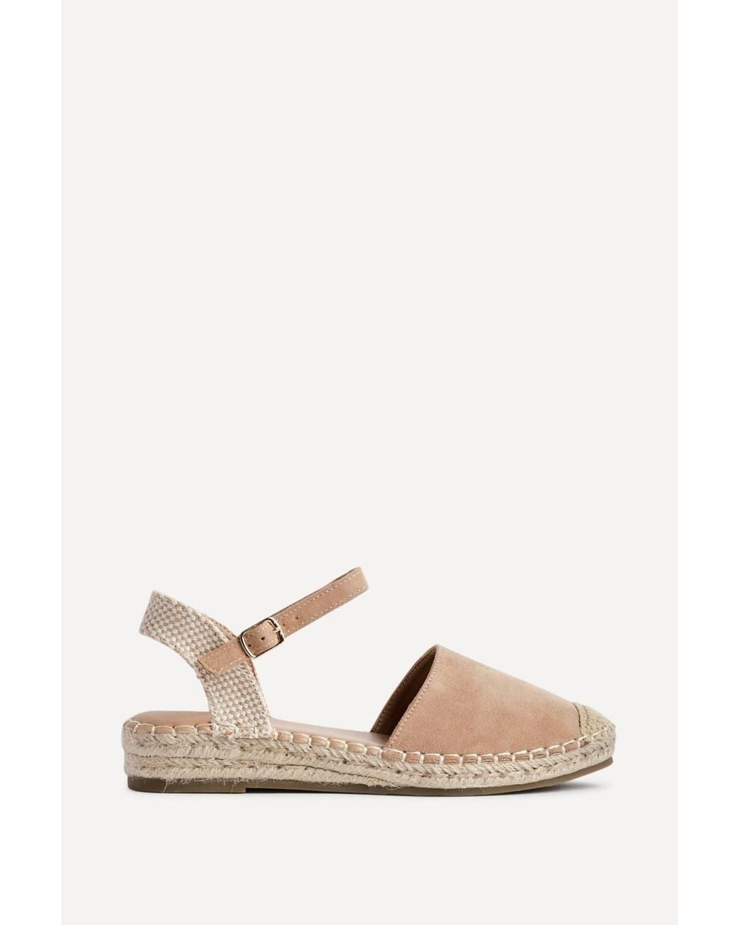 Linzi Natural Neroli Closed Toe Espadrille Sandals