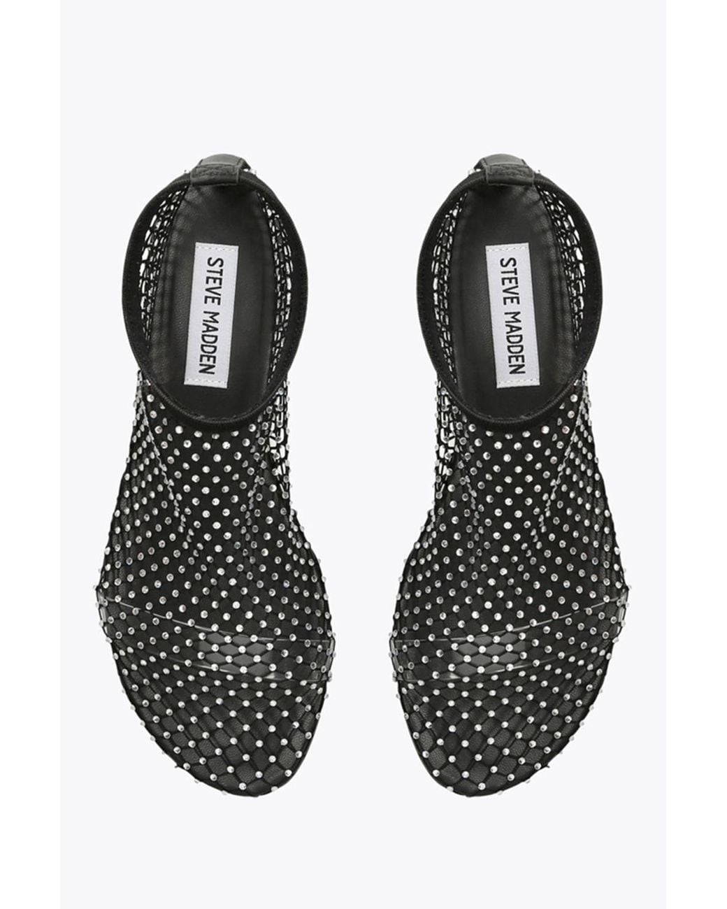 Steve Madden White 'Mino Embellished' Flats