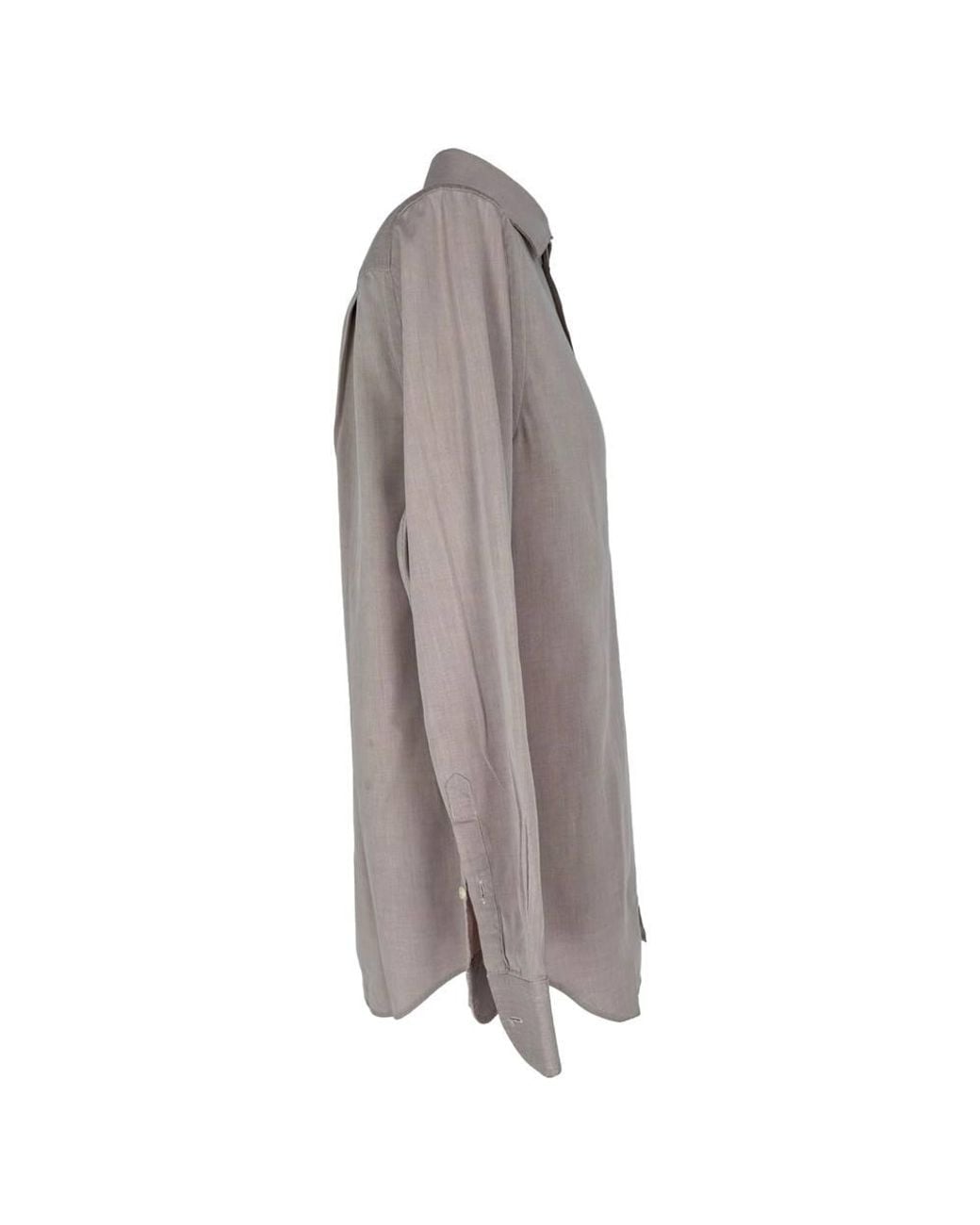 Giorgio Armani Gray Preloved Le Collezioni Button-Down Shirt for men