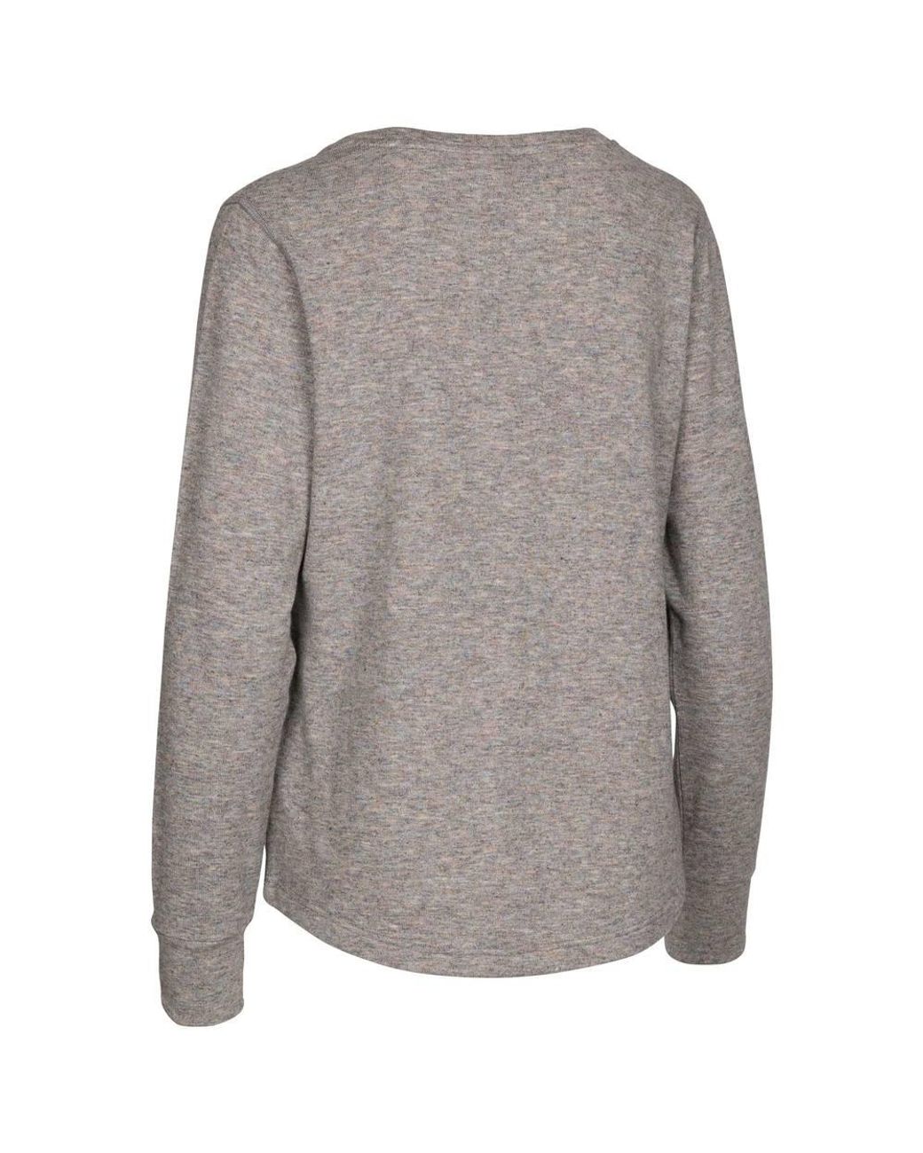 Trespass Gray Rina Marl Long-Sleeved Top