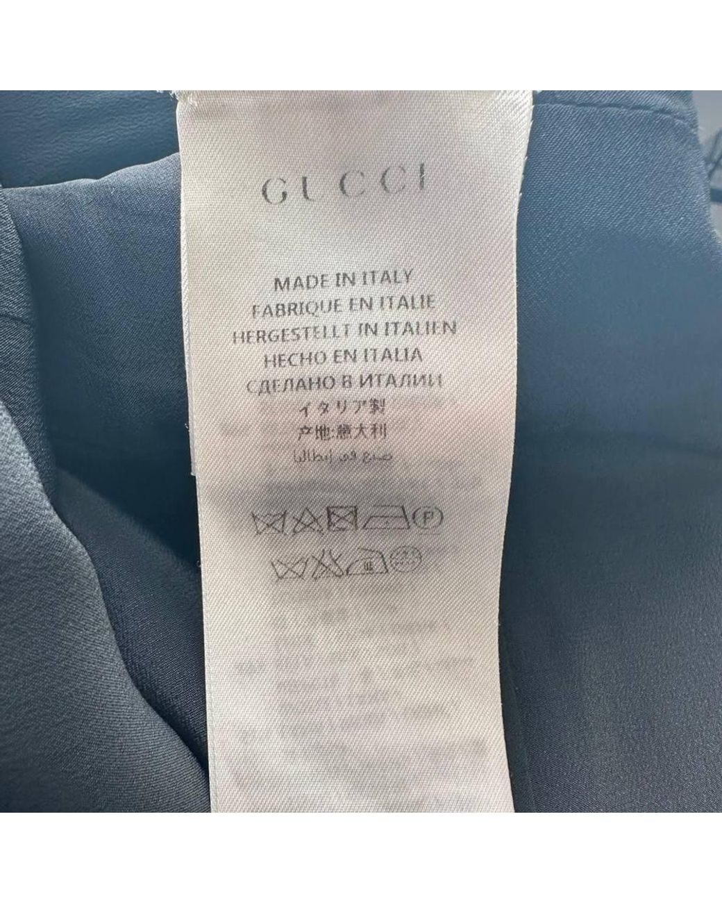 Gucci Black Preloved Faux Pearl Embellished Mini Dress