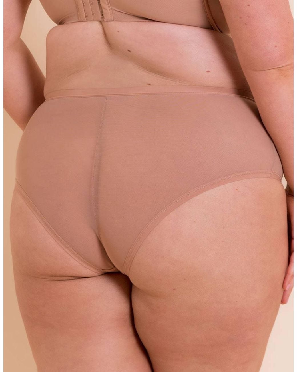Curvy Kate Brown Wonderfully Mid-Rise Short Brief Knickers
