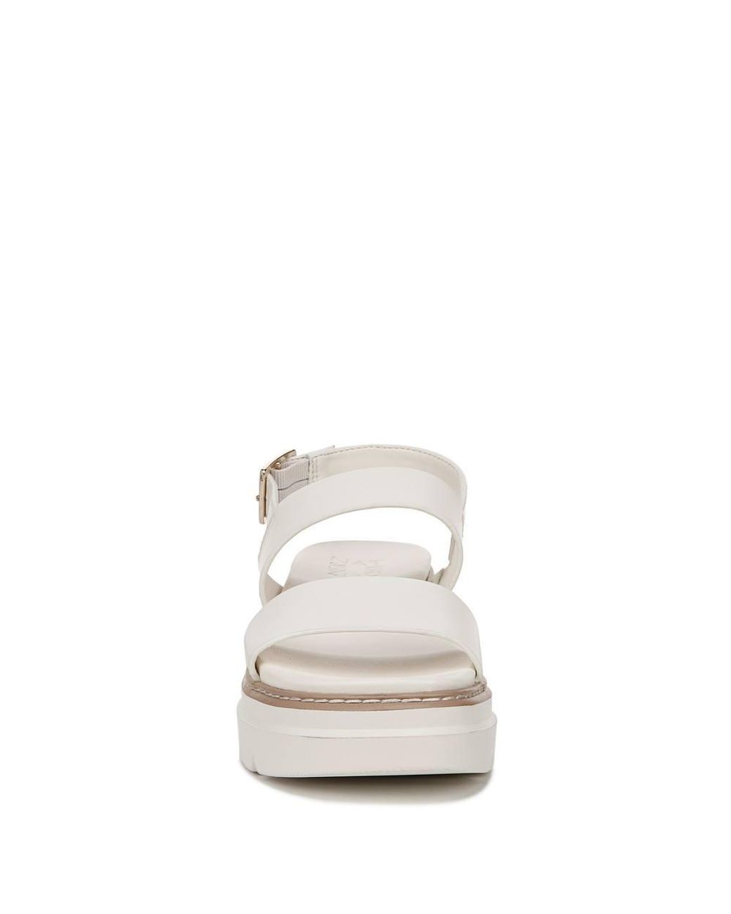Naturalizer White Darry-Sling Sandals