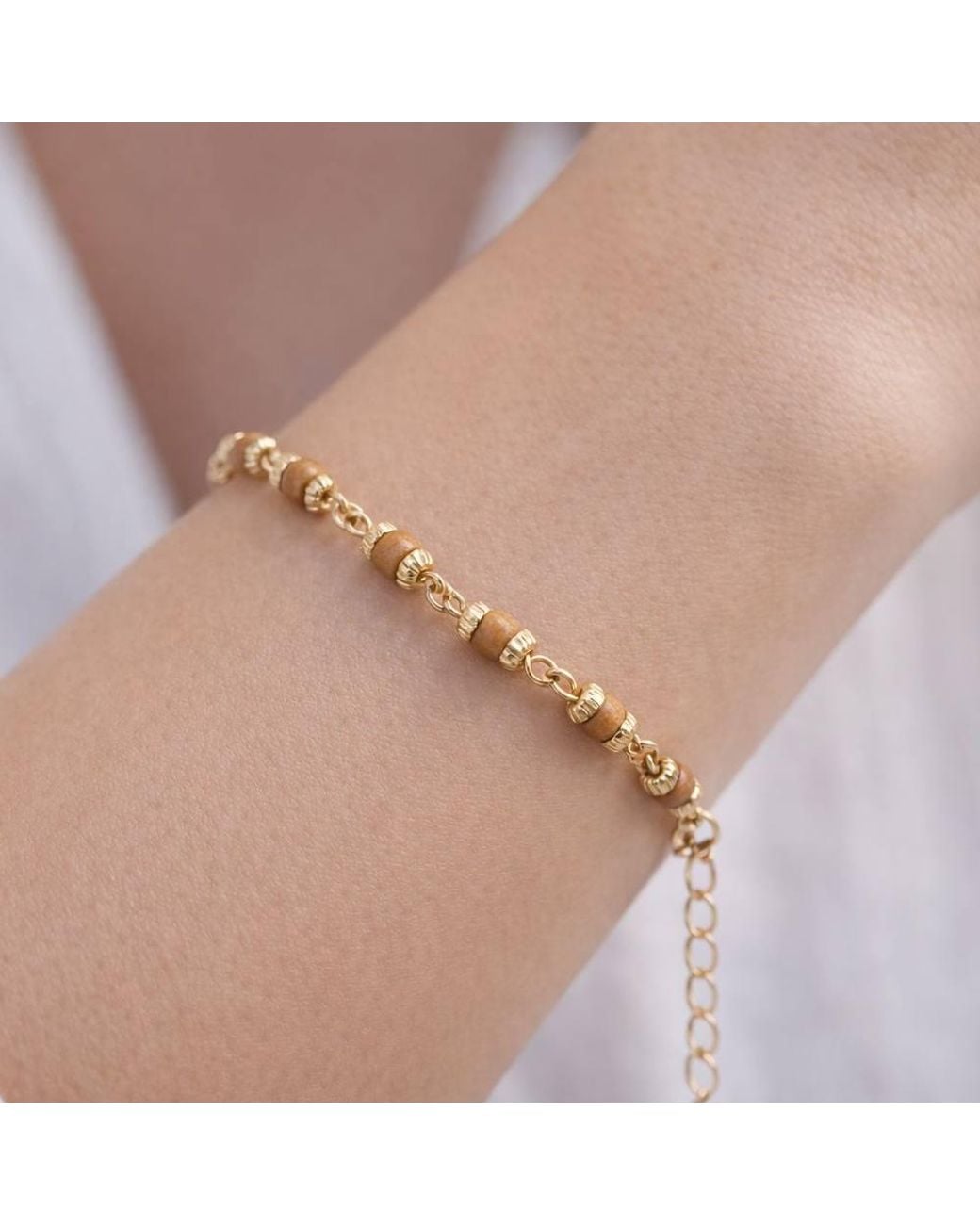 The Colourful Aura Metallic Plated Rudraksha Bead Adjustable Bracelet