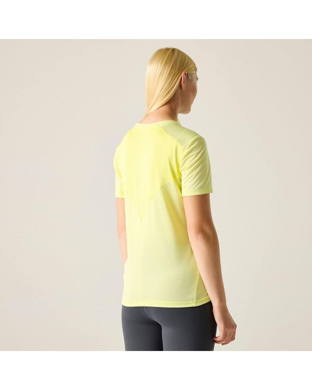 Regatta Yellow Demna Short Sleeved Marl T-Shirt