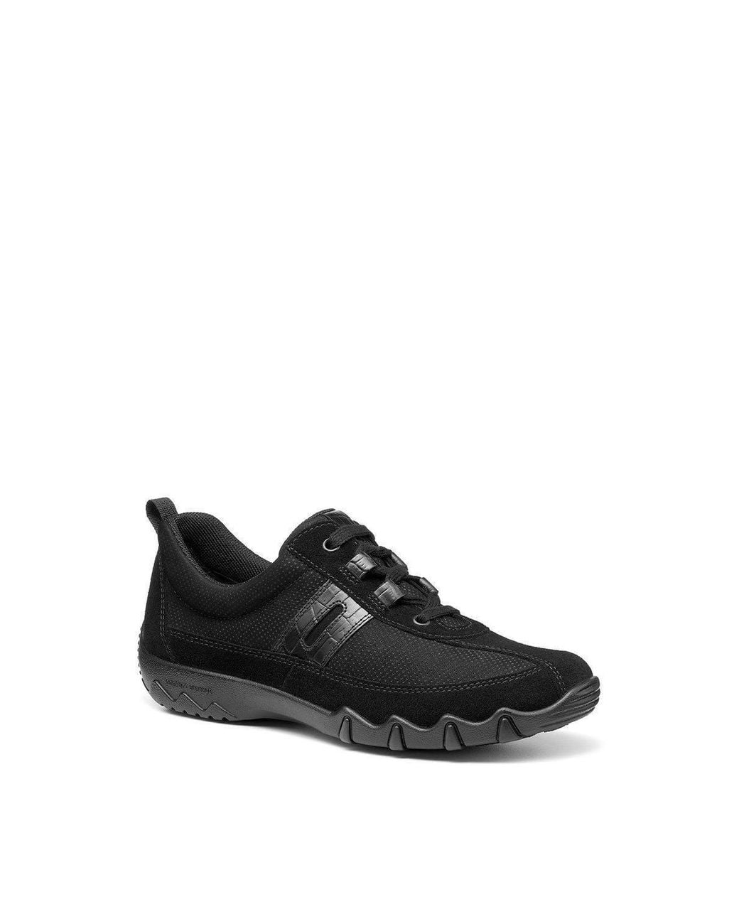 Hotter Black Wide Fit 'Leanne Ii' Active Shoes