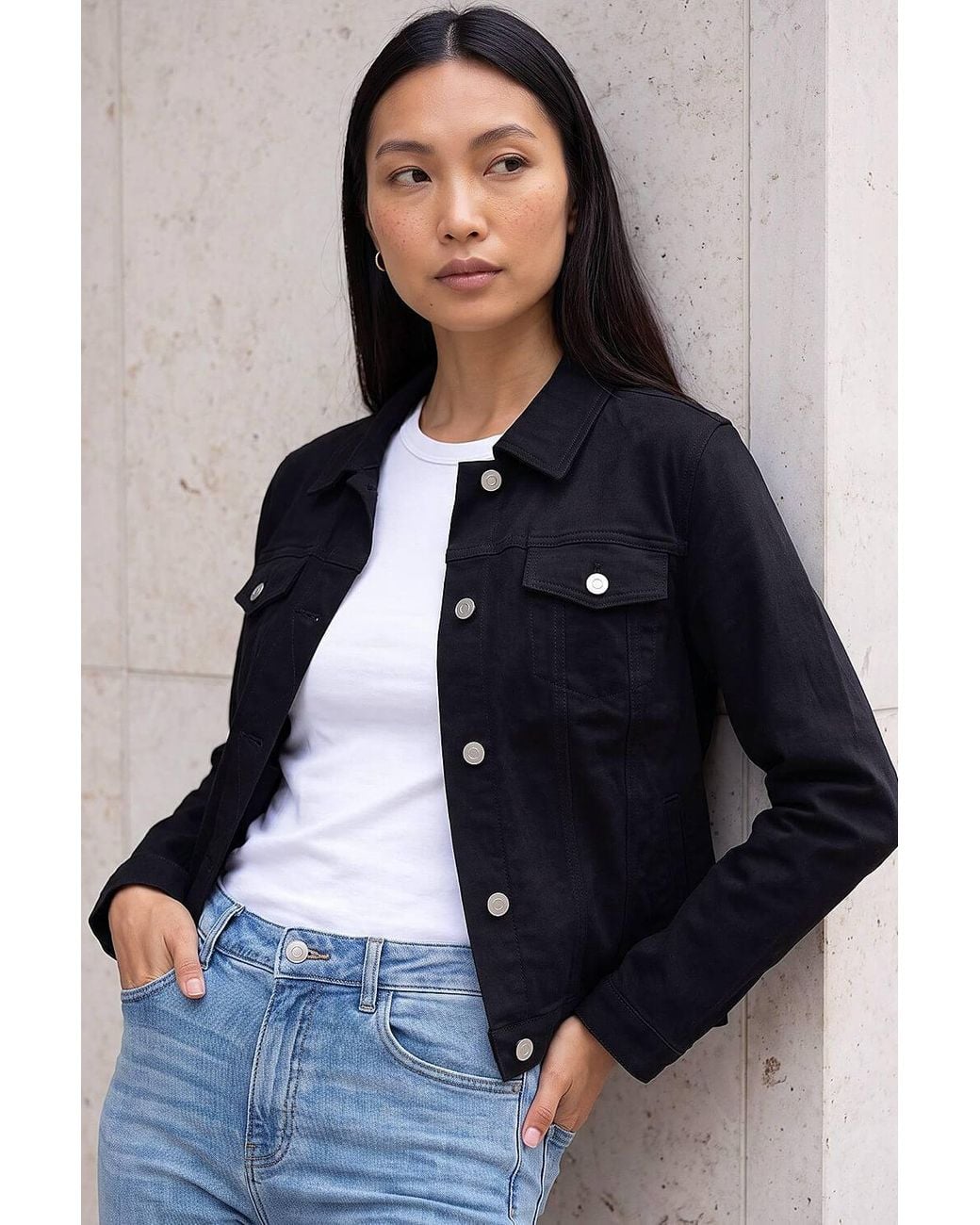 Roman Blue Stretch Pocket Detail Jacket