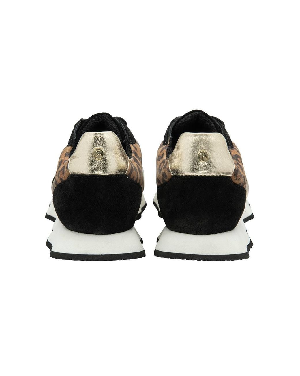 Ravel Black 'Innes' Leather Lace-Up Trainers
