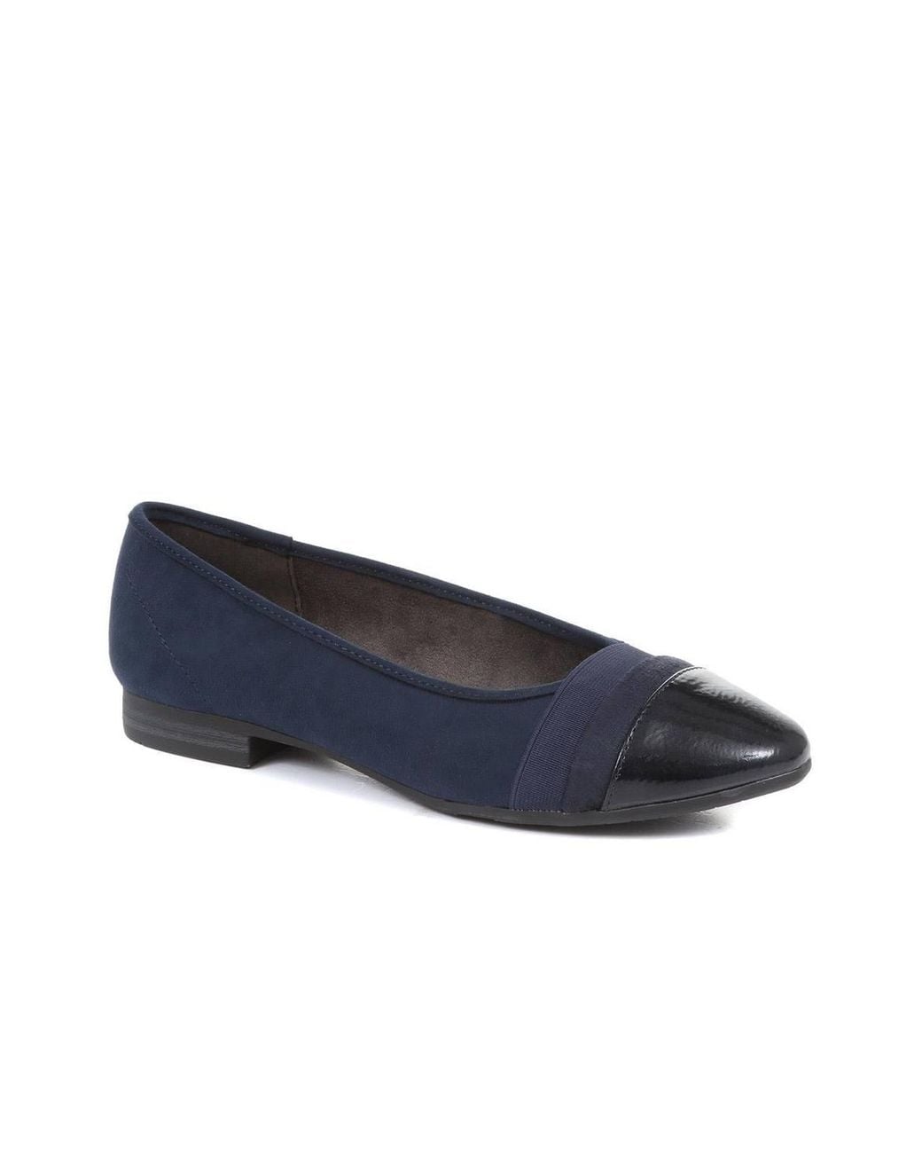 Pavers Blue Ballet Flats