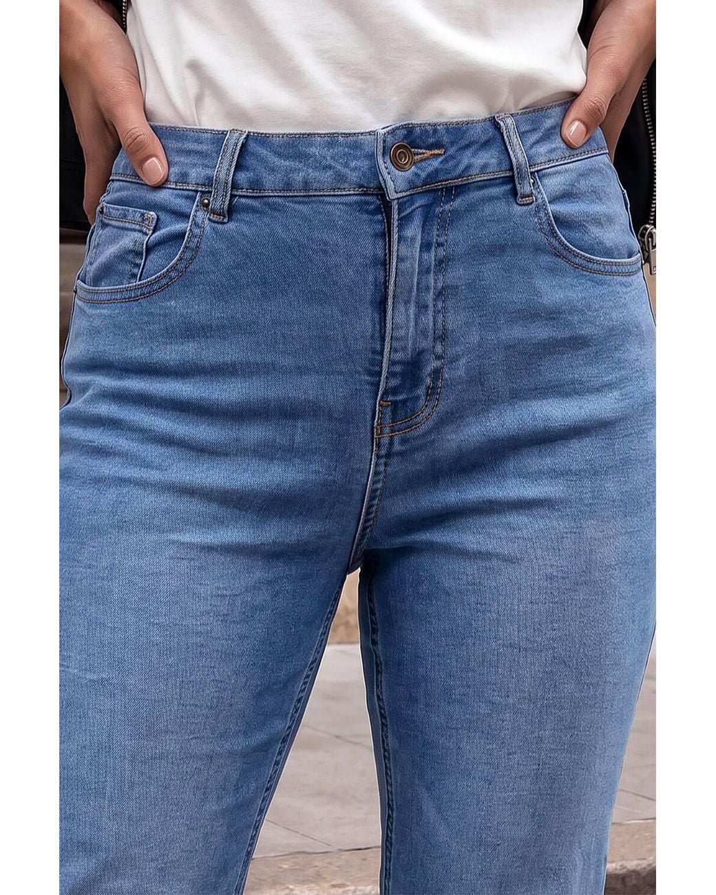 Roman Black Slim Leg Stretch Jeans