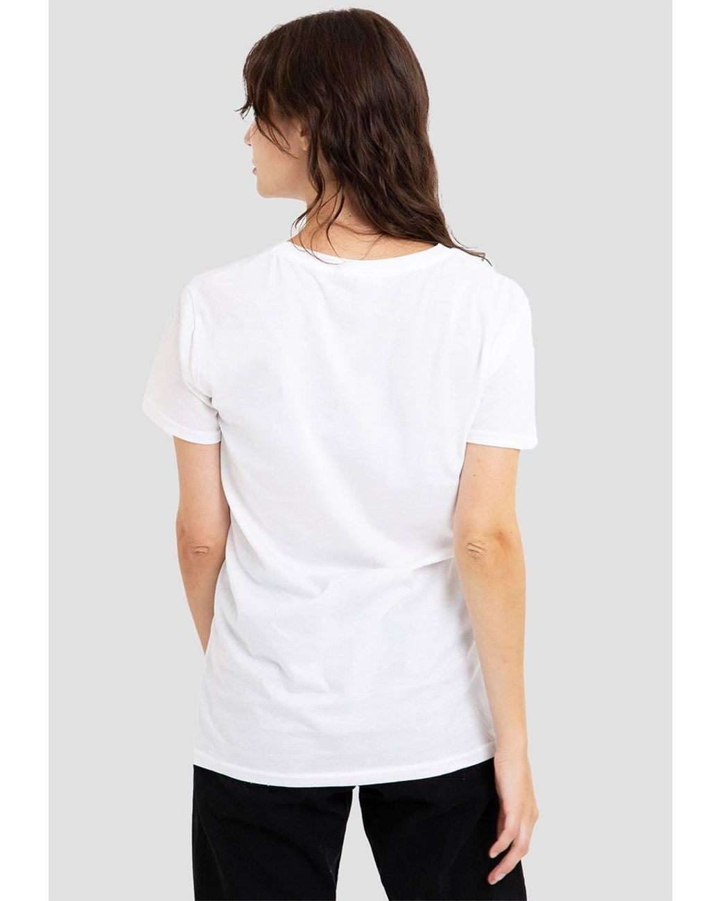 Marvel White Fantastic Four Lineart Heroic First Family T-Shirt
