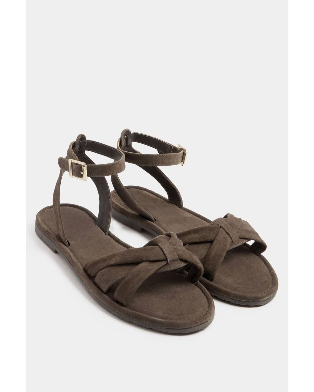Yours Blue Cross Over Sandals