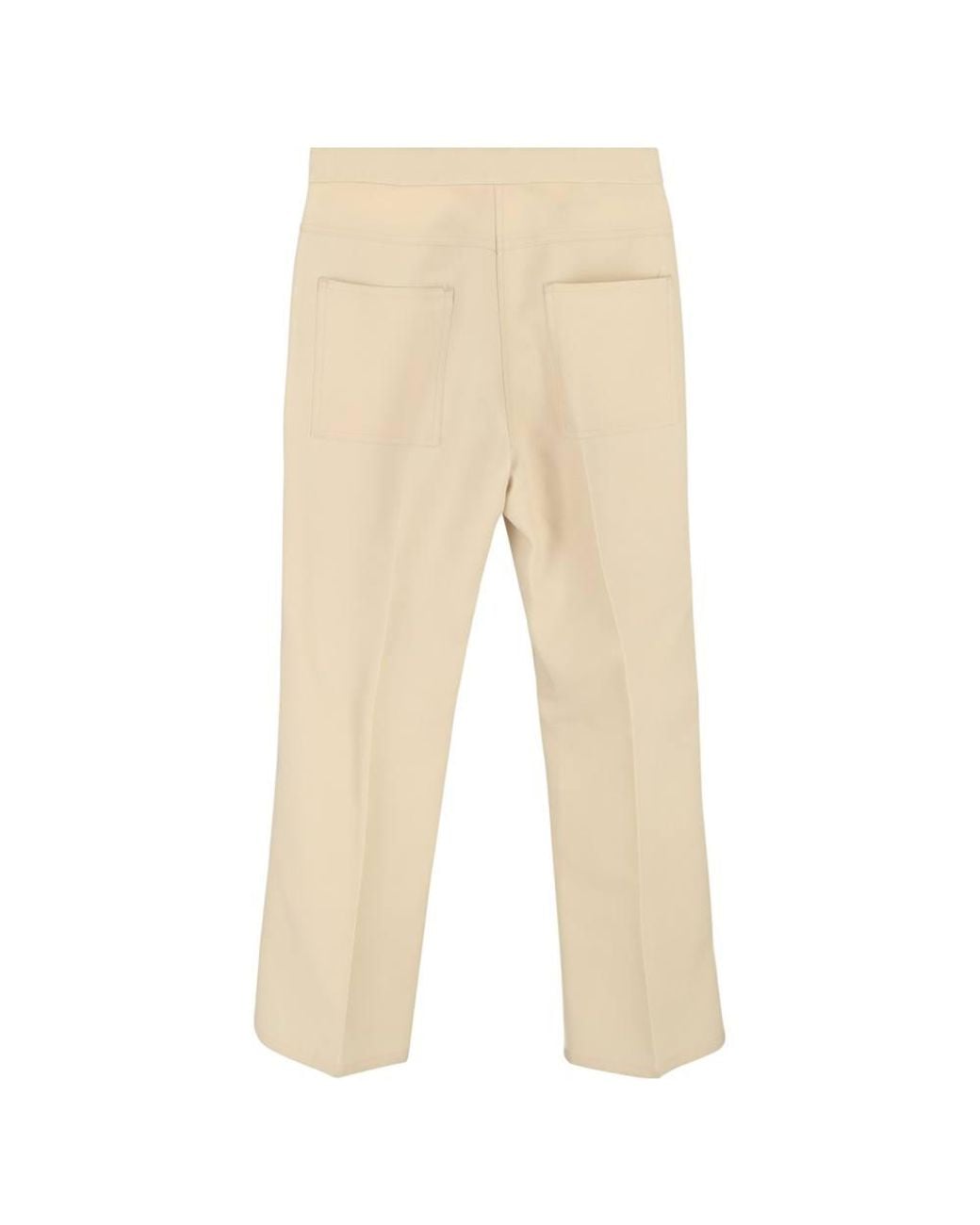 Jil Sander Natural Preloved Straight-Leg Trousers