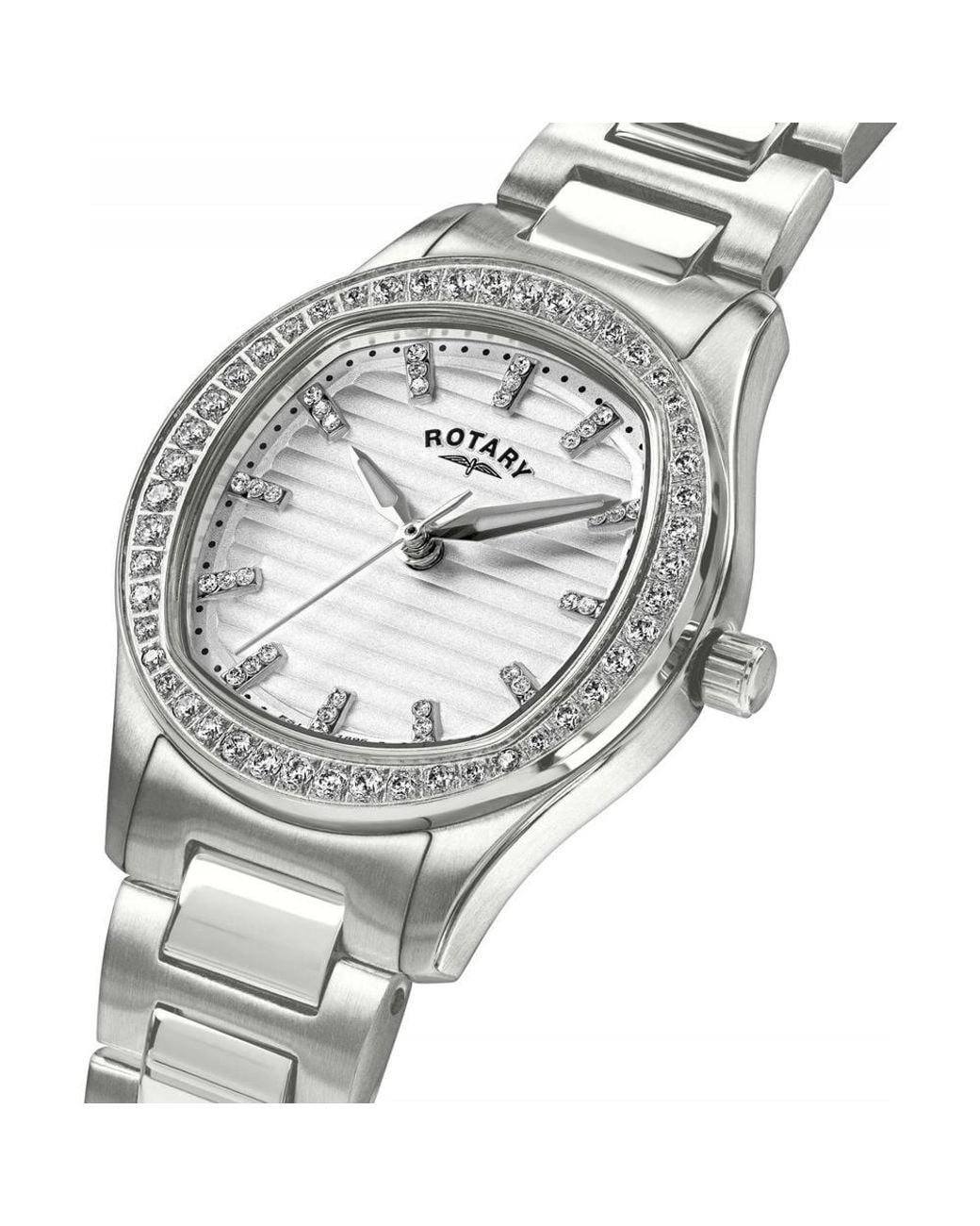 Rotary Metallic Rlb10019-01 Heritage 28Mm Quartz Watch