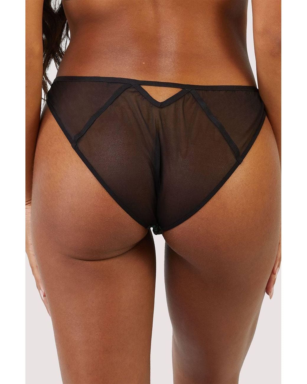 Playful Promises Brown Mia & Jade Deco Embroidery Brief