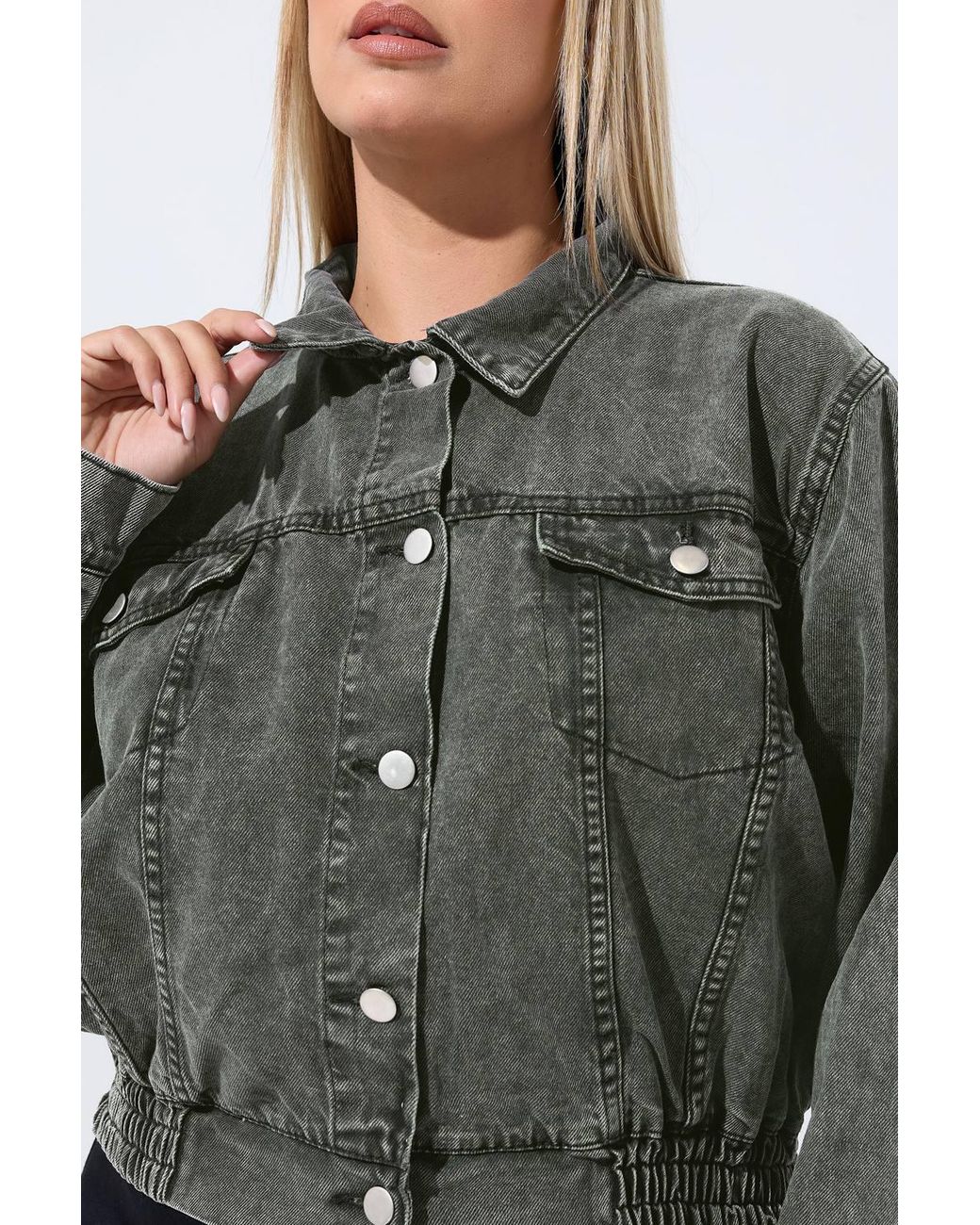 Yours Gray Denim Jacket