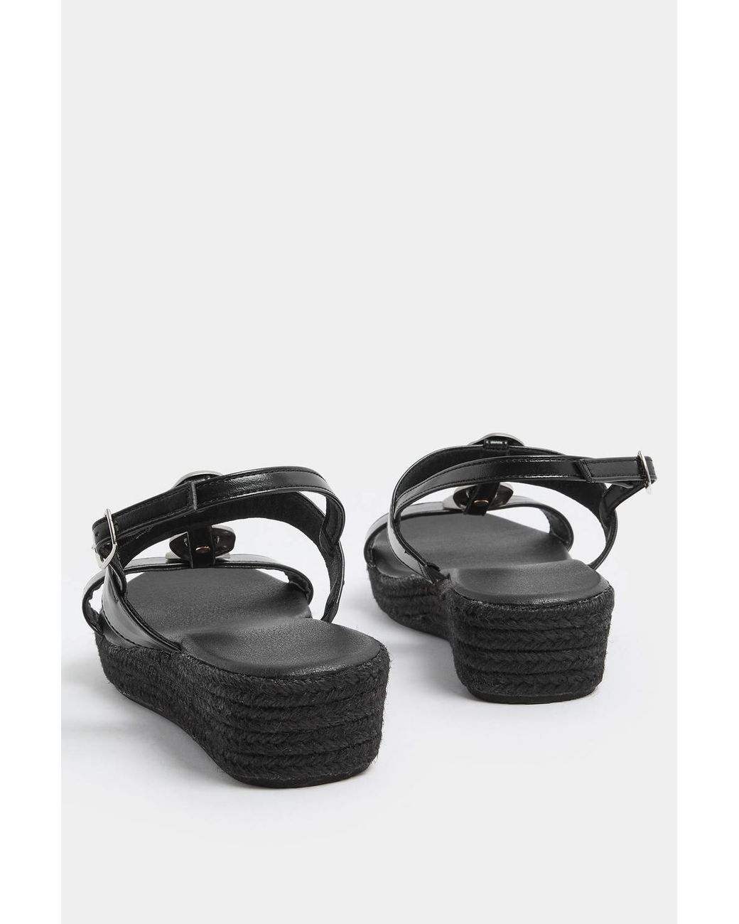 Yours Natural Hammered Disk Wedge Sandals
