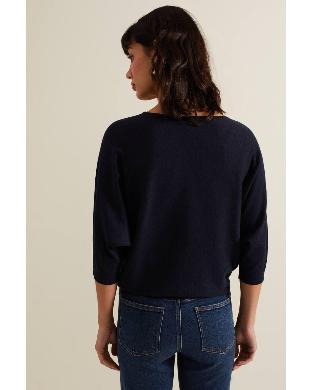 Phase Eight Blue Cristine Knit Jumper