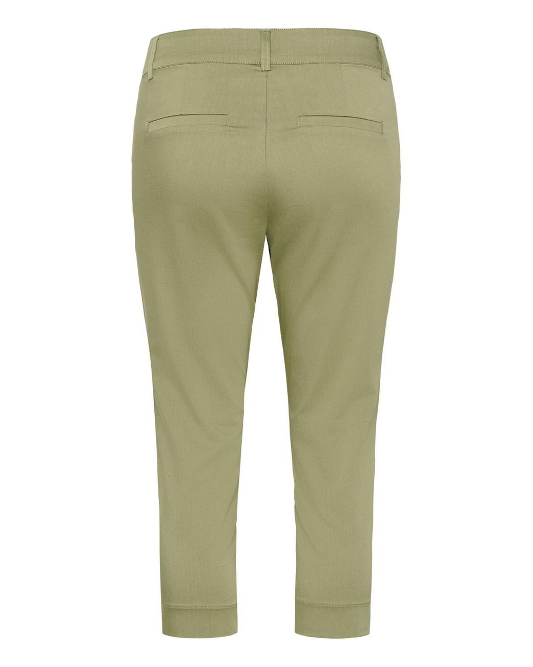 Kaffe Green Lea Capri Slim Regular Waist Trousers