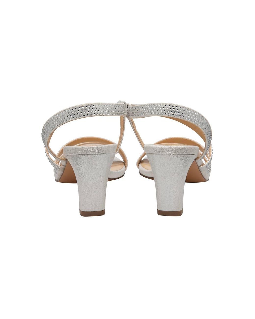 Lotus White 'Bernadette' Open-Toe Sandals