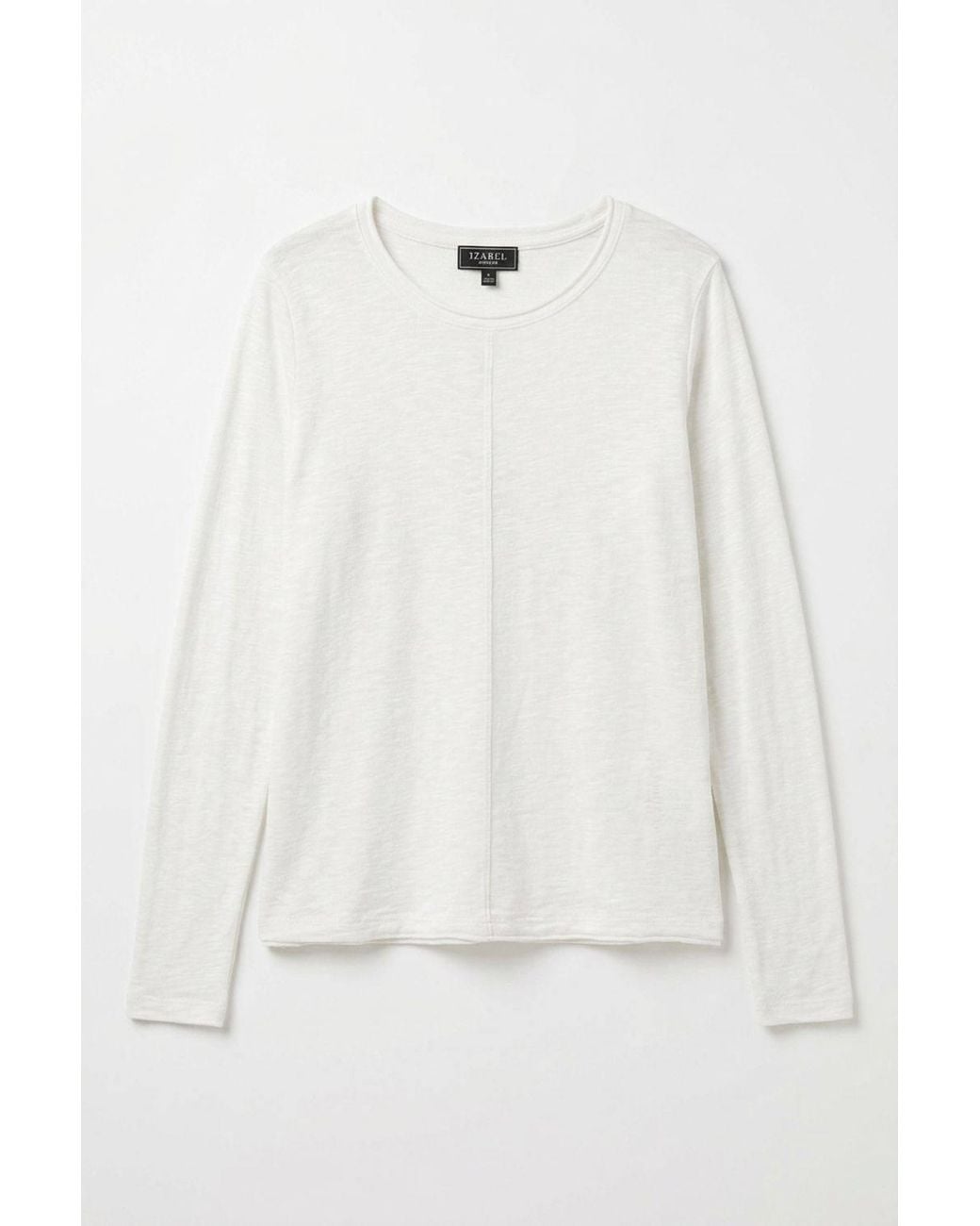 Izabel London Gray Long Sleeve Relaxed Lightweight Knit Top