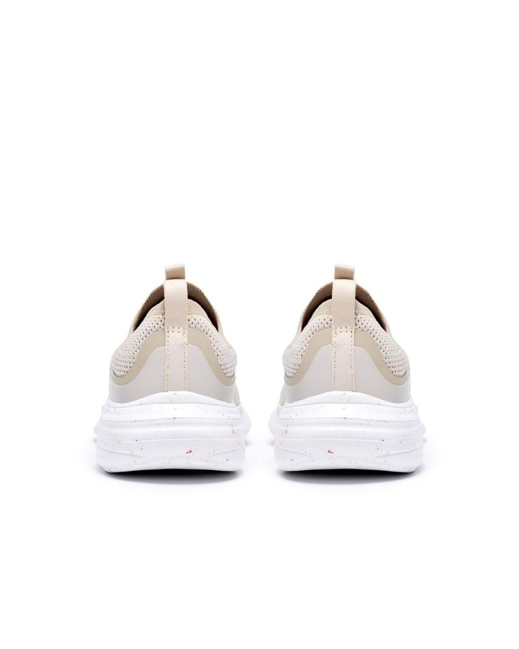 Clarks White Izza Slip Trainers