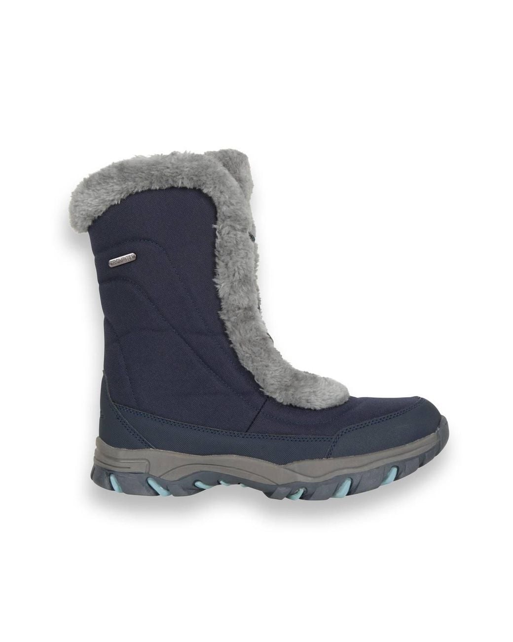Mountain Warehouse Black Ohio Snow Boots Winter Walking Snowproof