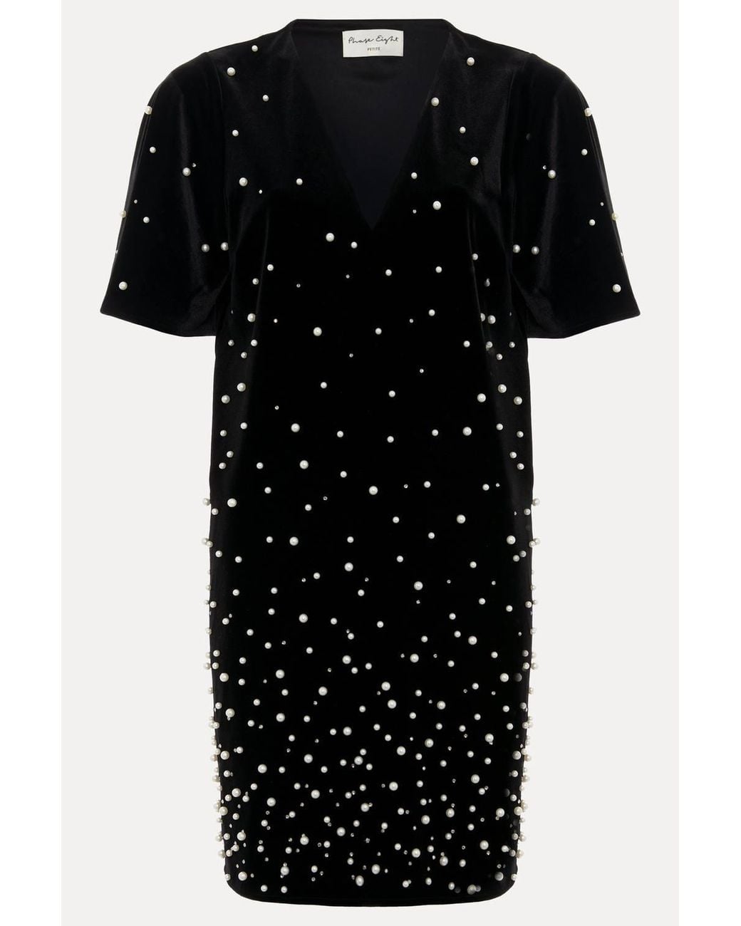 Phase Eight Black Pennie Velvet Dress