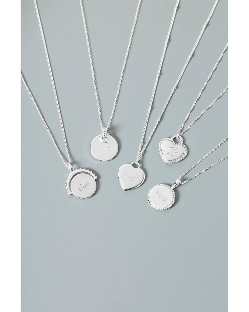 Simply Silver White Sterling Plated Polished Heart Charm Pendant
