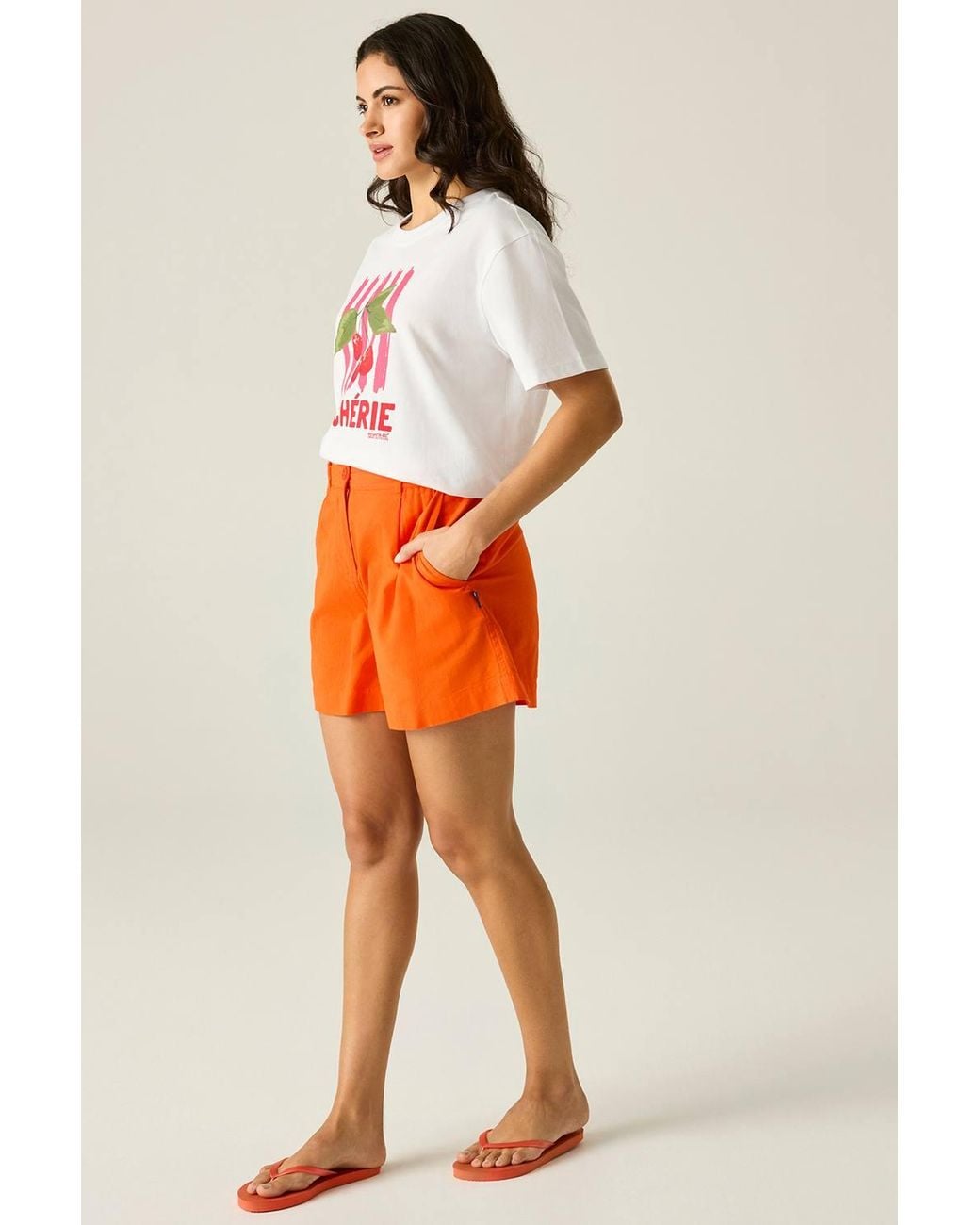 Regatta White Bayletta Short Sleeve Boxy Tee