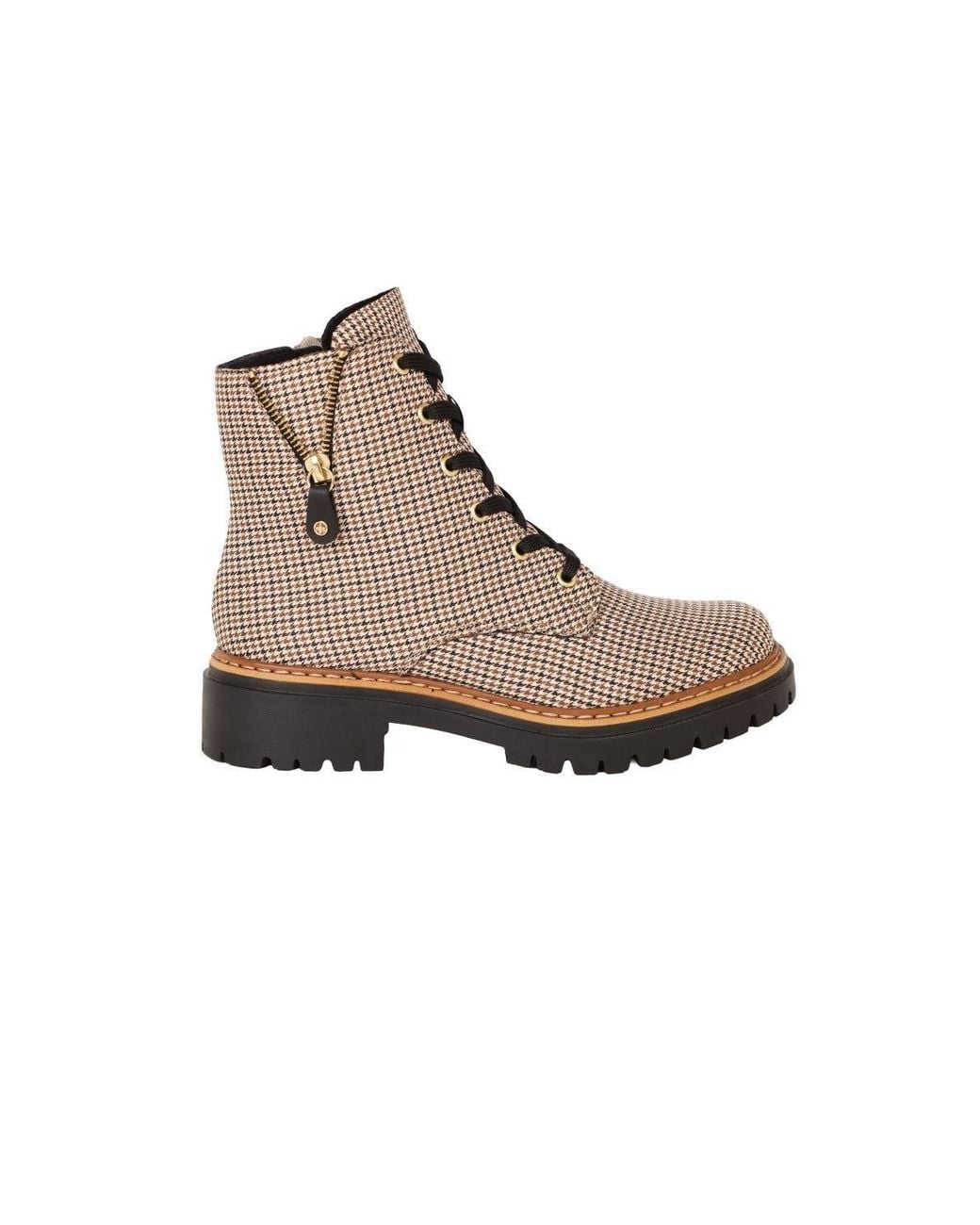 Rieker Brown 'Glaisdale' Lace Up Ankle Boots