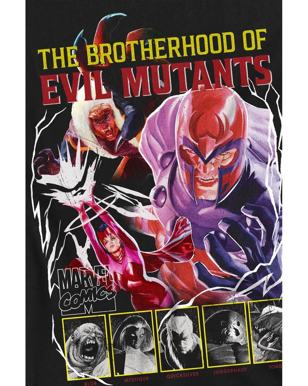 Marvel Black Villains Brotherhood Of Evil Mutants T-Shirt