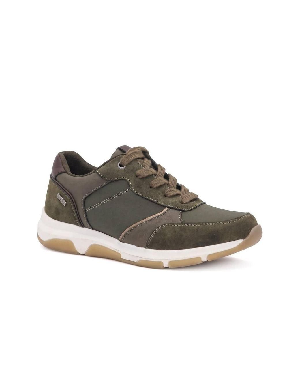 Pavers Brown Lightweight Water Resistant Lace Up Trainers